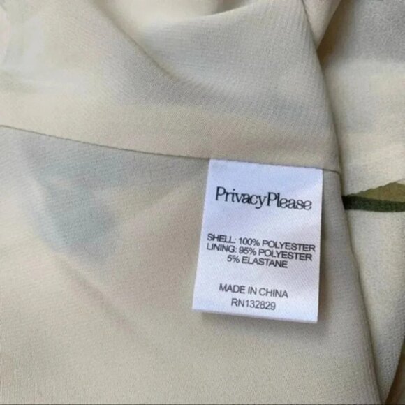 REVOLVE Privacy Please Leon Romper Floral Cold Shoulder Cream Purple Size Small - Picture 12 of 16